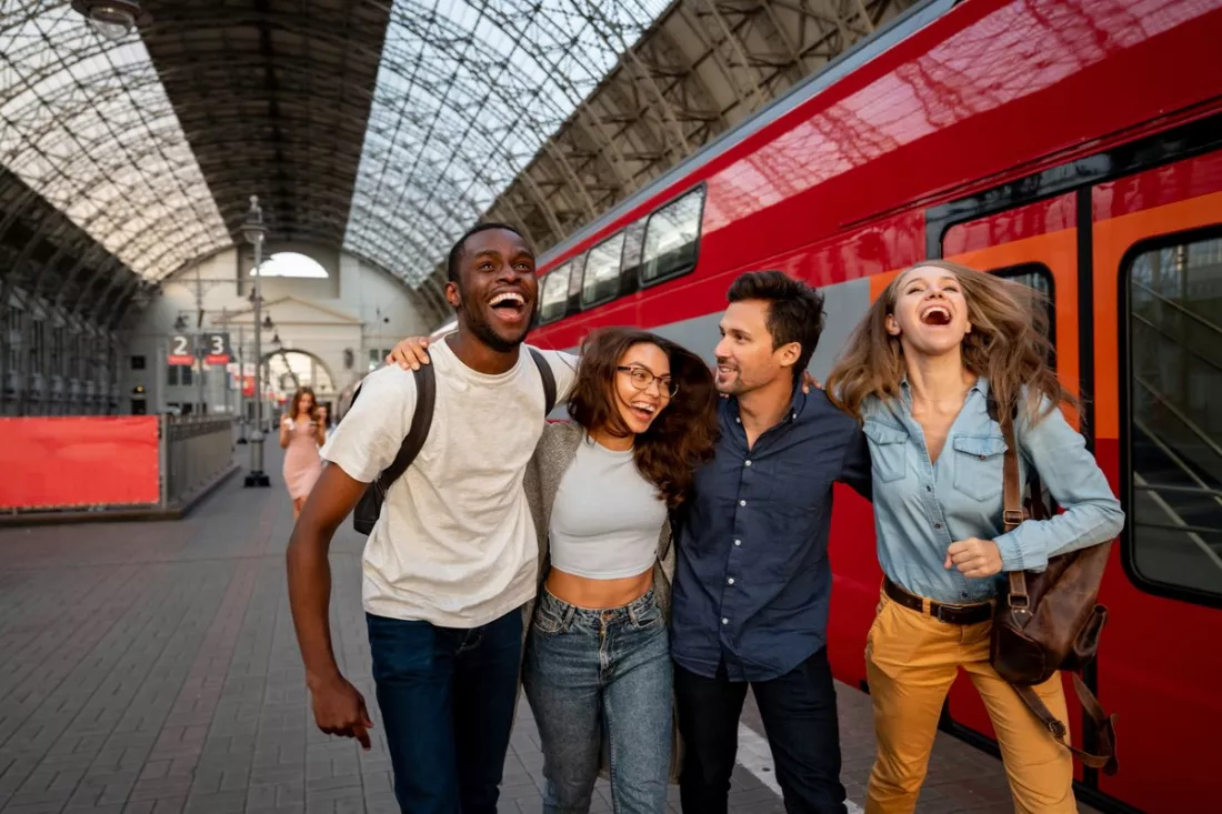 In viaggio per l’Europa in treno con gli amici